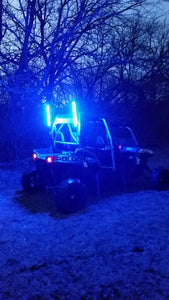 Twisted LED Dual Whip Kit, Various Sizes and Colors
