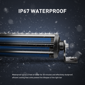 150W Flood Spot Combo Single Row Off Road LED Light Bar, 31 Inch