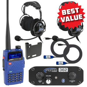 RRP362-BT Bluetooth Intercom System with OTU Headsets and V3 Radio