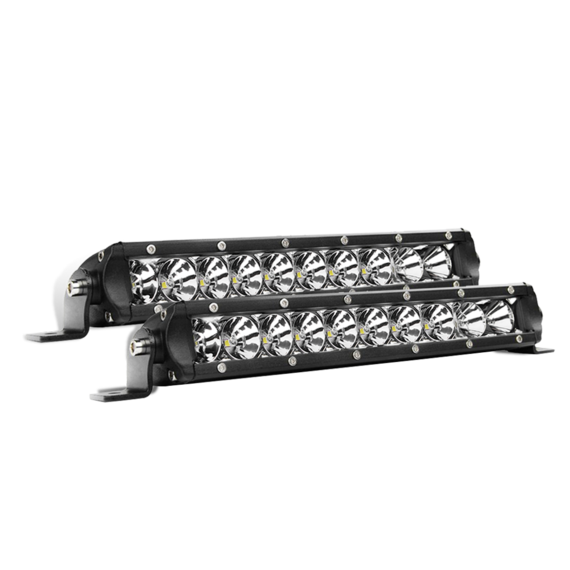 50W Super Slim Flood LED Light Bar, 11 inch, 2 Piece Kit