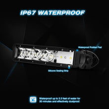 30W Super Slim Single Row Spot LED Light Bar, 7 Inch, 2 Piece Kit