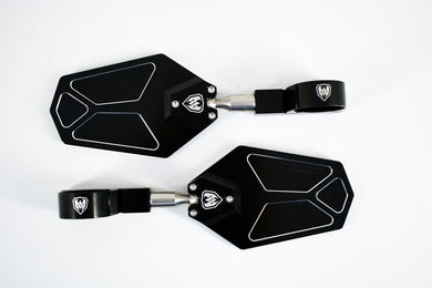 MOTO ARMOR BILLET CONVEX MIRRORS (SET OF 2)