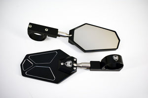 MOTO ARMOR BILLET CONVEX MIRRORS (SET OF 2)