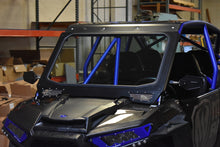 MOTO ARMOR FULL GLASS WINDSHIELD FOR CAGEWRX SUPER SHORTY CAGE ON RZR 900, 1000, TURBO