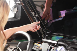 EMP Flip Up windshield for RZR XP1K, 2015-18 RZR 900, and 2016-18 RZR 1000-S