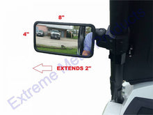 EMP Smack Back Buggy Mirrors-Rectangle 8" x 4" - One Pair
