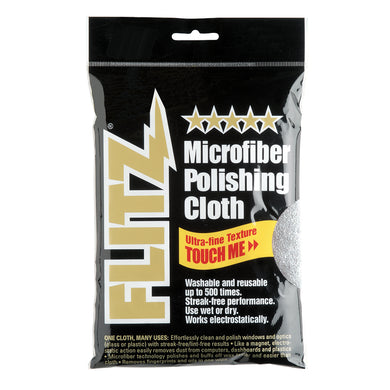 FLITZ MICROFIBER POLISHING CLOTH - 16
