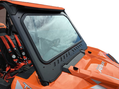 MOTO ARMOR POLARIS RZR FULL GLASS WINDSHIELD WITH VENTS