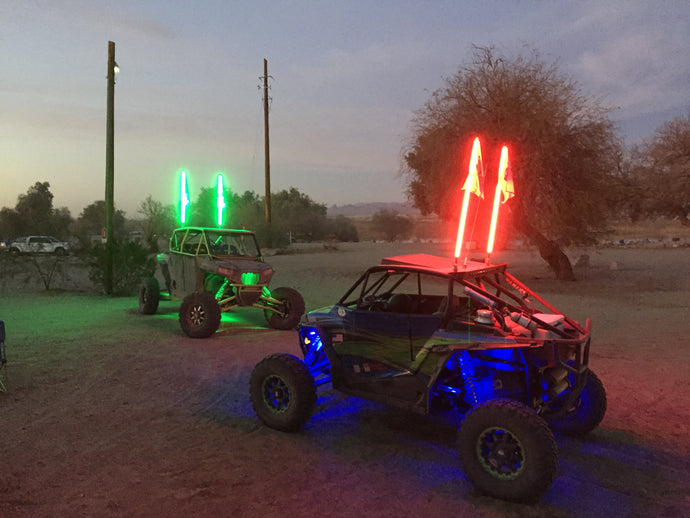 Tribal Whips 4FT GEM Series LED Lighted Whip