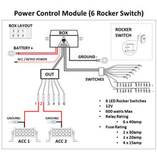Infinite Offroad Power Control Module - 6 Rocker Switch