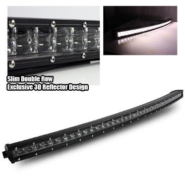 Super Slim Dual Row LED Light Bar - Curved 22