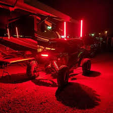 Infinite Offroad RGB HELIX Whips - Runs Off Rock Light Controller